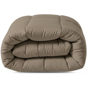 Zelesta - Wonderbed Natural - Dekbed - Taupe - 140x200 - Hoesloos Dekbed - Wasbaar