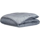 Zelesta - Easybed Light - Dekbed - Donkergrijs & Zilvergrijs - Microvezel - 200 g/m²