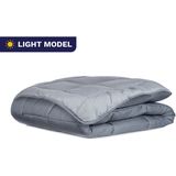 Zelesta - Easybed Light - Dekbed - Donkergrijs & Zilvergrijs - Microvezel - 200 g/m²