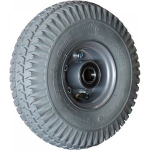 Stalen wiel, 260mm 3.00-4, luchtband 4PR, kogellager, C-248, 25mm asgat