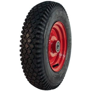 Stalen wiel, 400mm 4.80/4.00-8, luchtband 6PR, kogellager, V-6602, 20mm asgat