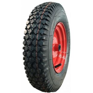 Stalen wiel, 400mm 4.80/4.00-8, luchtband 4PR, rollager, S-2202, 25mm asgat