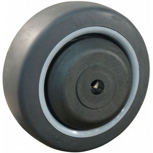 PP wiel, 200mm diameter, TPE loopvlak, kogellager