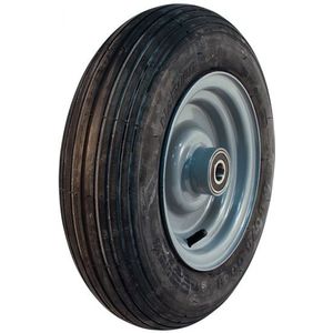 Stalen wiel, 400mm 4.80/4.00-8, luchtband 4PR, kogellager, S-2301, 20mm asgat