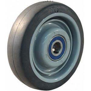 PP - Wiel - 160 mm Diameter - TPE Loopvlak - Kogellager RVS - Draagvermogen 220 kg