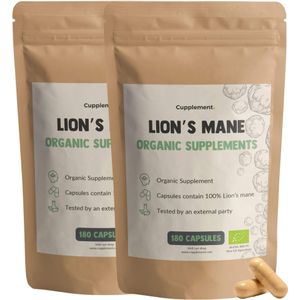 Cupplement - Lion's Mane - Capsules - 500 mg - Biologisch