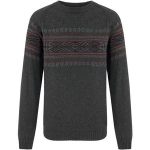 Sherpa Sajit Eco Crew Merinotrui (Heren |zwart/grijs)