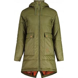 Maloja Womens MarcenaM Lange jas (Dames |olijfgroen)