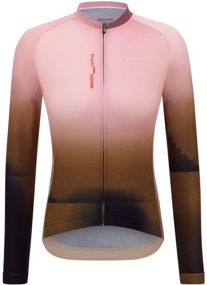 Santini - Luce Long Sleeve Jersey - Fietsshirt - Roze