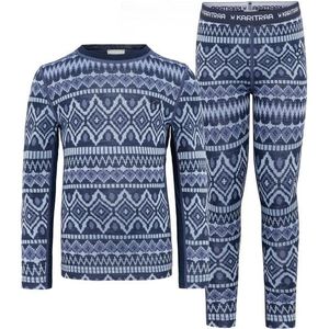 Kari Traa Kids Kids Agnes Set Merino-ondergoed (Kinderen |blauw)