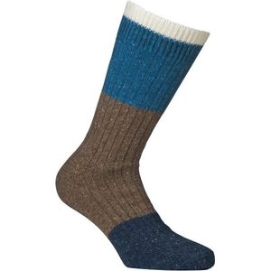 Alpacasocks&Co Merino Block Multifunctionele sokken (blauw/bruin)