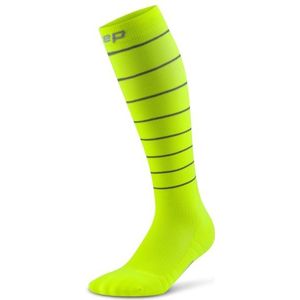 CEP Womens Pro Run Reflective Tall 20 Compressiesokken (Dames |groen)