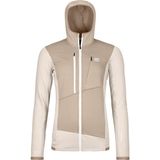 Ortovox Womens Fleece Grid Hoody Fleecevest (Dames |beige)
