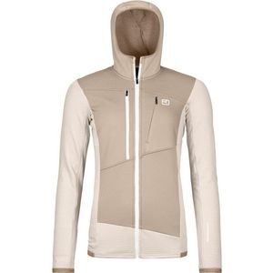 Ortovox Womens Fleece Grid Hoody Fleecevest (Dames |beige)