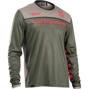 Northwave Edge 2 Jersey Long Sleeve Fietsshirt (Heren |olijfgroen)