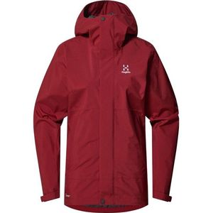 Haglöfs Womens Koyal Proof Jacket Regenjas (Dames |rood |waterdicht)