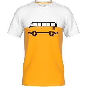 Elkline Kids Four Wheels To Freedom Abfahrt T-shirt (Kinderen |oranje)