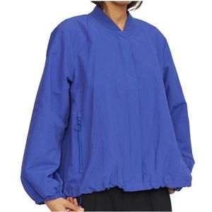 Selfhood Womens Bomber Jacket Vrijetijdsjack (Dames |blauw)