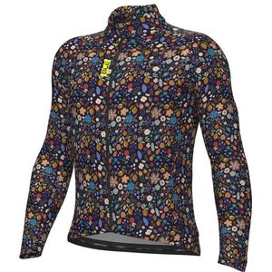 Alé Pragma Flowery L/S Jersey Fietsshirt (Heren |grijs)