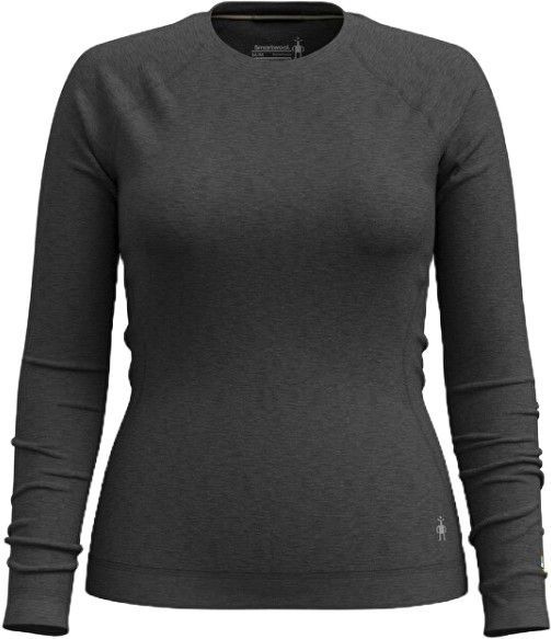 Smartwool Womens Classic Thermal Merino BL Crew Plus Boxed Merino-ondergoed (Dames |zwart/grijs)