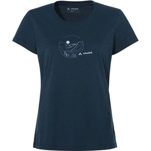 Vaude Womens Cyclist V T-shirt (Dames |blauw)