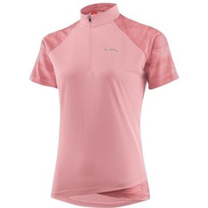Löffler Womens Bike Shirt Half Zip Barkly Rise Fietsshirt (Dames |roze)