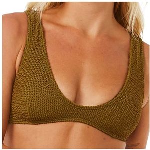 Rip Curl Womens Sunshine Crop Bikinitop (Dames |oranje)