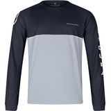 Endura Core Printed L/S Tee Fietsshirt (Heren |blauw/grijs)