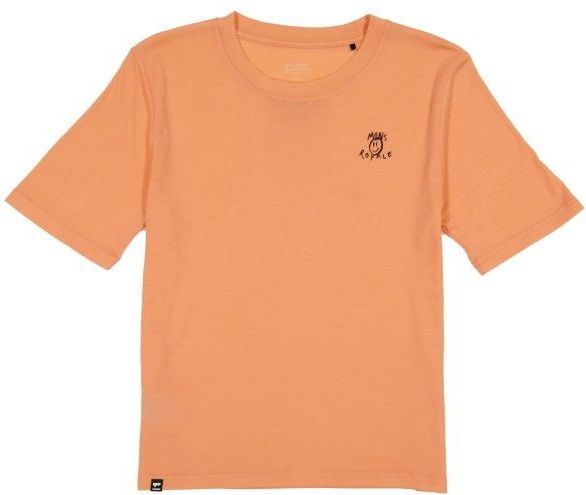 Mons Royale Womens Icon Relaxed Tee Merinoshirt (Dames |oranje)