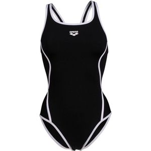 Arena Womens Pro File Swimsuit V Back Badpak (Dames |zwart)