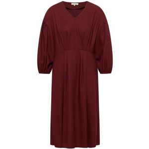 Tranquillo - Tailliertes Kleid - Rood - Jurk