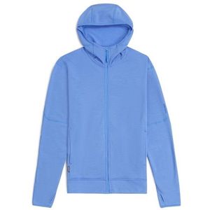 Icebreaker Merino 360 RealFleece Elemental L/S Zip Hoodie Merinohoodie (Heren |blauw)