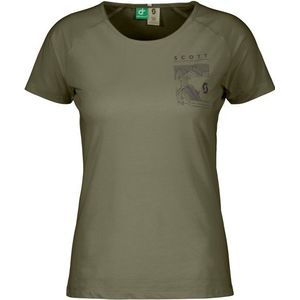 Scott - Defined Dri S/S - Sportshirt - Olijfgroen
