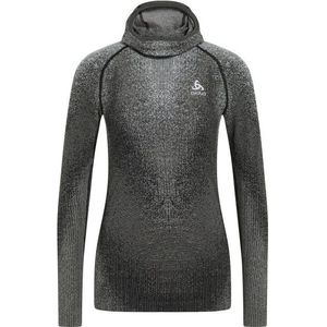 Odlo - Performance Warm Blackcomb Bl - Synthetisch Ondergoed - Grijs - L/S Facemask