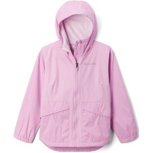 Columbia Kids Rainy Trails Fleece Lined Jacket Elastic Regenjas (Kinderen |roze |waterdicht)