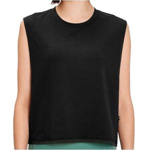 On Womens Focus Crop Tanktop (Dames |zwart)