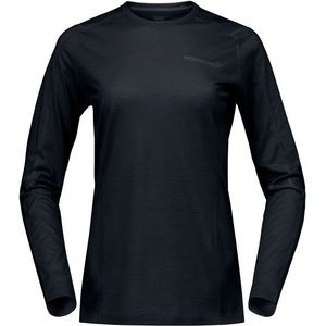 Norrøna - Falketind EqualiserUll Long Sleeve - Caviar Black - Longsleeve