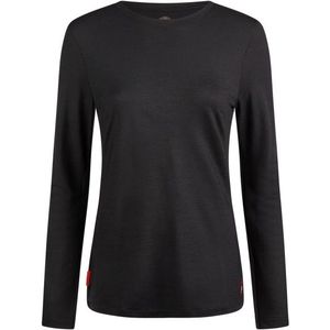 Transhumance Womens Basic Shirt Langarm Merino-ondergoed (Dames |zwart)
