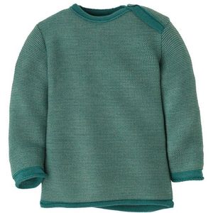 disana Kids Melange-Pullover Merinotrui (Kinderen |turkoois)