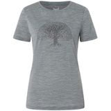 super.natural - Tree of Knowledge Tee - Merinoshirt - Grijs - Dames