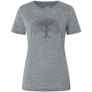 super.natural - Tree of Knowledge Tee - Merinoshirt - Grijs - Dames