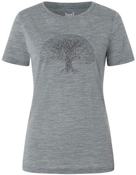 super.natural - Tree of Knowledge Tee - Merinoshirt - Grijs - Dames