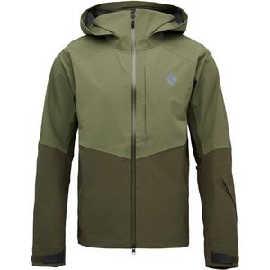 Black Diamond - M Recon Stretch Shell Tundra Dark Moss - Ski Jas - Groen - Nylon