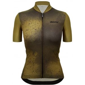 Santini Womens Fango Jersey Fietsshirt (Dames |bruin)