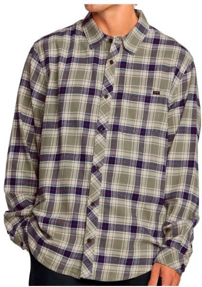 Billabong - Coastline - Overhemd - Olive - Lange Mouwen - 100% Katoen