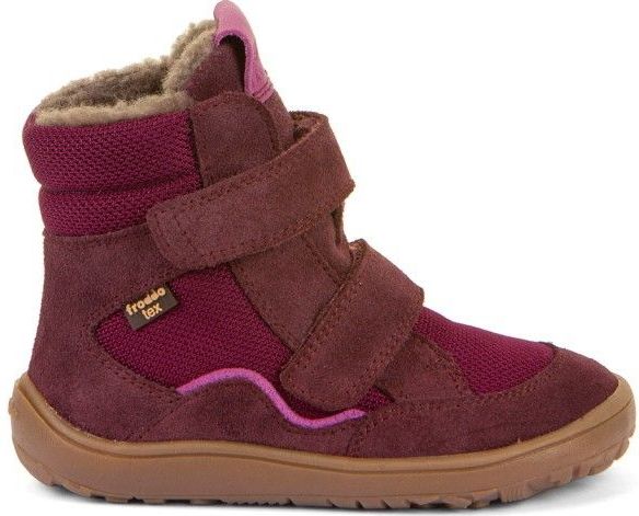 Froddo Kids Barefoot Tex Winter Winterschoenen (Kinderen |rood/bruin |waterdicht)