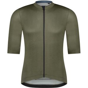 Shimano Evolve Corsa Short Sleeves Jersey Fietsshirt (olijfgroen)