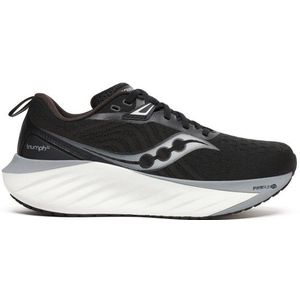 Saucony Womens Triumph 22 Wide Hardloopschoenen (Dames |zwart)