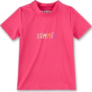 Sanetta Rash-Guard T-shirt voor meisjes, roze (hot pink), 68 cm
