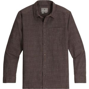 Royal Robbins Hempline Spaced L/S Overhemd (Heren |bruin)